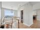Open hallway with views of the ocean and fireplace, highlighting the home's architectural details at 1568 E Ashley Ave, Folly Beach, SC 29439