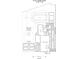 Detailed site plan featuring the pool, garden, and driveway of the home, along with the floorplan of the home's footprint at 16 Trumbo St, Charleston, SC 29401