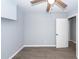 Bedroom featuring modern ceiling fan, closet, and window, enhancing comfort and natural light at 20 Stratton Dr, Charleston, SC 29420