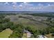 Panoramic aerial of a home surrounded by marshland and a large river nearby at 2340 Ashley River Rd, Charleston, SC 29414