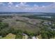 Beautiful aerial view of marsh near home, showing mature trees and proximity to a nearby bridge at 2340 Ashley River Rd, Charleston, SC 29414