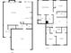 Detailed floor plan showcasing the layout of the first and second floor of the home at 242 Daniels Creek Cir, Goose Creek, SC 29445