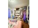 Bedroom with ample storage, hardwood floors, closet and a view of the bed at 277 Carolina Cir, Walterboro, SC 29488
