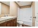 Modern bathroom featuring a vanity with ample counter space and a tub-shower combination at 282 Marion Rd, Dorchester, SC 29437
