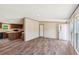 Open floor plan living room and kitchen with hardwood floors, recessed lighting, and natural light at 282 Marion Rd, Dorchester, SC 29437