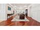 Spacious living room showcasing hardwood floors and architectural details for a refined ambiance at 3 Cross Ln, Isle of Palms, SC 29451