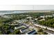 Aerial view of the neighborhood with waterfront access to the Cooper River at 304 Pathfinder Way, Charleston, SC 29492