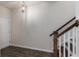 View of wood-look flooring and staircase leading to the second story of the residence at 304 Pathfinder Way, Charleston, SC 29492