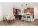 Stylish kitchen with a center island perfect for dining and entertaining at 3257 Timberline Dr, Johns Island, SC 29455
