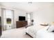 Bright primary bedroom with large windows and plush carpeting at 3257 Timberline Dr, Johns Island, SC 29455