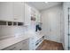 Mudroom features built-in bench and storage cabinets with hooks at 357 Tupelo Lake Dr, Summerville, SC 29486