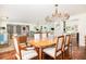 Elegant dining room with hardwood floors, classic furniture, and an open design at 37 Fort Royal Ave, Charleston, SC 29407