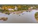 Picturesque waterfront homes with private docks and boat lifts nestled in a tranquil marsh setting at 4215 Ten Shillings Way, Ravenel, SC 29470
