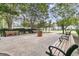 A relaxing community park with benches and greenery for residents at 4823 Shady Tree Ln, Summerville, SC 29485