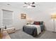Comfortable bedroom with neutral tones, complemented by a window and stylish accents for a serene atmosphere at 512 Alderly Dr, Moncks Corner, SC 29461