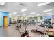 Spacious fitness center with a wide range of equipment, natural light, and a clean environment at 520 Crossland Dr, Moncks Corner, SC 29461