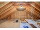 Unfinished attic space ready to be customized, featuring exposed wood beams at 5347 Sundial Ct, North Charleston, SC 29418