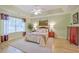 Serene main bedroom suite with tray ceilings, a ceiling fan, and a neutral color palette at 5347 Sundial Ct, North Charleston, SC 29418