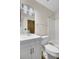 Bathroom features a white vanity and a shower-tub combo at 6241 Rolling Fork Rd # C, North Charleston, SC 29406