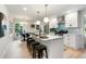 Stylish kitchen with white cabinets, a large island, and modern appliances, perfect for entertaining at 886 Friendly Cir, Charleston, SC 29414