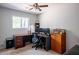 Comfortable home office with natural light, desk, and personal decorations at 907 Pauline Ave, Charleston, SC 29412