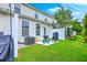 Backyard with a grill, patio, and privacy fence, perfect for outdoor entertaining at 108 Hemingway Cir, Summerville, SC 29483