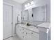 Stylish bathroom features double vanity with marble countertop at 1250 White Tail Path, Charleston, SC 29414