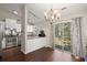 Bright kitchen with stainless steel appliances, granite countertops, and a charming breakfast nook at 130 Shropshire St, Goose Creek, SC 29445