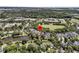 Scenic view from above showcasing a house in a neighborhood near schools, sports fields, and bodies of water at 134 Etiwan Park St, Charleston, SC 29492