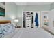 Bedroom closet featuring custom shelving for ample storage with natural light at 134 Etiwan Park St, Charleston, SC 29492