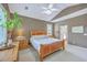 Comfortable main bedroom featuring a ceiling fan and ample natural light at 1868 Palmetto Isle Dr, Mount Pleasant, SC 29466