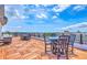 A spacious outdoor deck offers plenty of seating and lovely views of the city skyline at 21 George St # 203, Charleston, SC 29401
