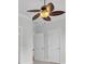 Neutral paint and carpet in this bedroom also features crown molding and a ceiling fan at 2516 Willbrook Ln, Mount Pleasant, SC 29466