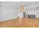 Open-concept living space with stainless appliances and a kitchen island at 2516 Willbrook Ln, Mount Pleasant, SC 29466