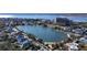 Aerial shot features a picturesque neighborhood surrounding a large lake at 301 Broad St # 1, Charleston, SC 29401