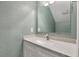 Elegant bathroom featuring a modern sink, stylish mirror and granite countertop at 321 Lapwing Ln, Mount Pleasant, SC 29464