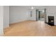 Spacious living room with a fireplace and sliding glass doors leading to the outdoor space at 321 Lapwing Ln, Mount Pleasant, SC 29464