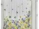 A colorful flower and leaf design on this white shower curtain at 348 Spindlewood Way, Charleston, SC 29414