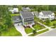Charming two-story home with a well-manicured lawn, attached garage, and covered front porch at 3739 Goodwater St, Mount Pleasant, SC 29466