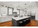 Spacious kitchen features an island with seating, stainless steel appliances, and ample counter space at 3739 Goodwater St, Mount Pleasant, SC 29466