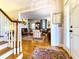 Inviting living room showcasing elegant furnishings, hardwood floors, and a fireplace at 4150 Nature View Cir, Johns Island, SC 29455