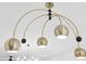 Close up detail shot of modern gold kitchen lighting at 42 Poinsett St # B, Charleston, SC 29403