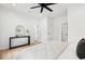 Bright main bedroom with light hardwood floors and modern decor at 42 Poinsett St # B, Charleston, SC 29403