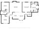 Detailed floor plan showcasing the layout of the home, including bedroom, bathroom, living room, and kitchen dimensions at 432 Equinox Cir, Ladson, SC 29456