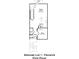 Floor plan layout of the first floor highlighting the kitchen, Gathering room, and study at 4436 Oakwood Ave, North Charleston, SC 29405