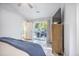 Bright bedroom featuring a sliding glass door leading to an outdoor patio area at 512 Castle Hall Rd, Mount Pleasant, SC 29464
