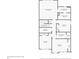 Floor plan of a home featuring three bedrooms, two bathrooms, a laundry room and multiple closets at 514 Purple Finch Rd, Summerville, SC 29486