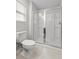 Shower with glass doors next to window at 514 Purple Finch Rd, Summerville, SC 29486
