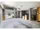 Spacious two car garage with concrete floors and block walls allows for plenty of storage at 582 Mclernon Trce, Johns Island, SC 29455