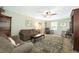 Spacious living room with neutral tones, a decorative rug, and comfortable seating at 806 Appii Rd, Moncks Corner, SC 29461